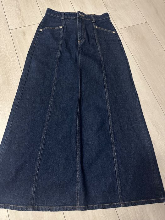 Юбка джинсова максі