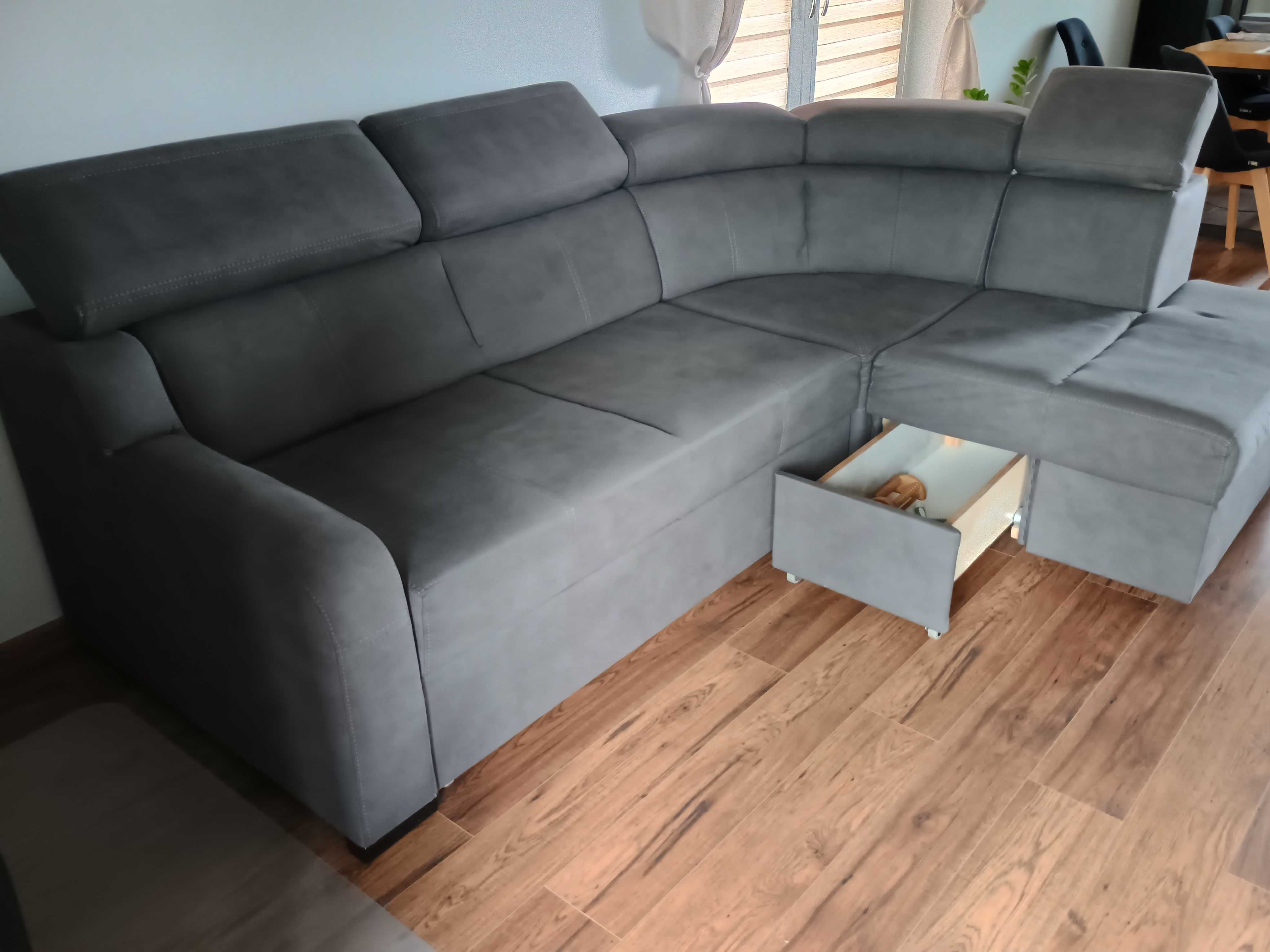 Sofa Narożnik z funkcją spania