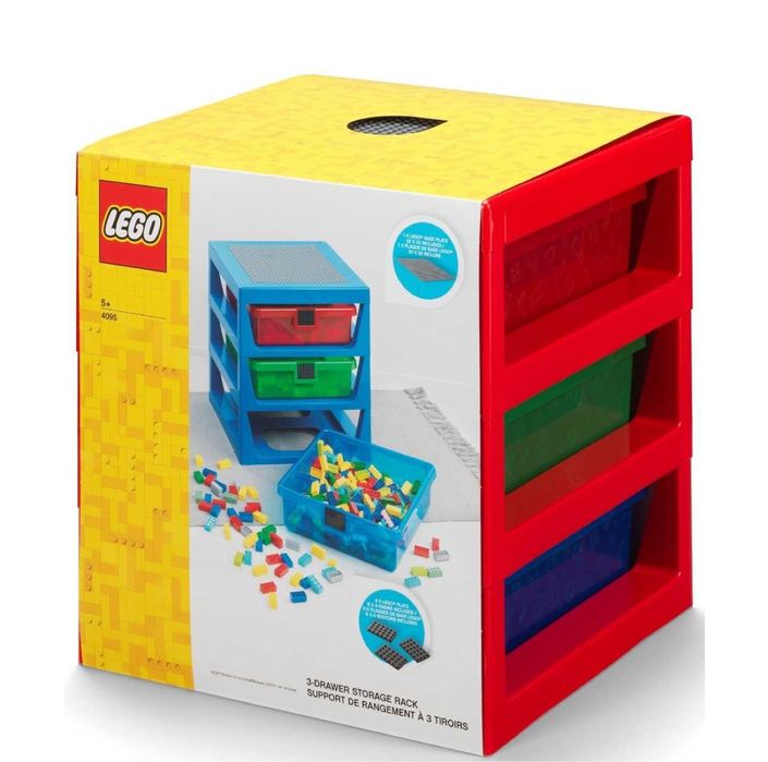 LEGO Regał organizer czerwony