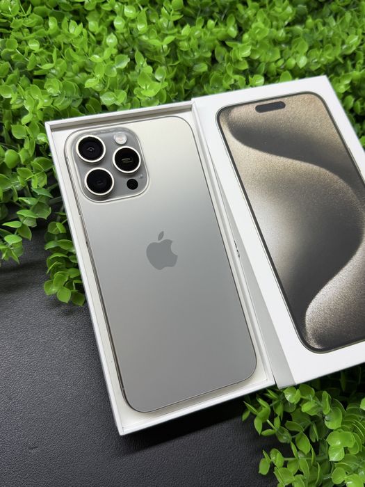 iPhone 15 Pro Max, 256Gb, Natural Titanium(Neverlock) Айфон 15ПМ #0779