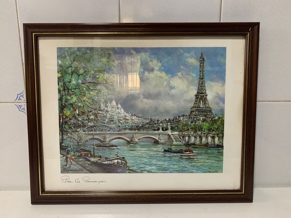 Quadros, molduras com vidro frontal