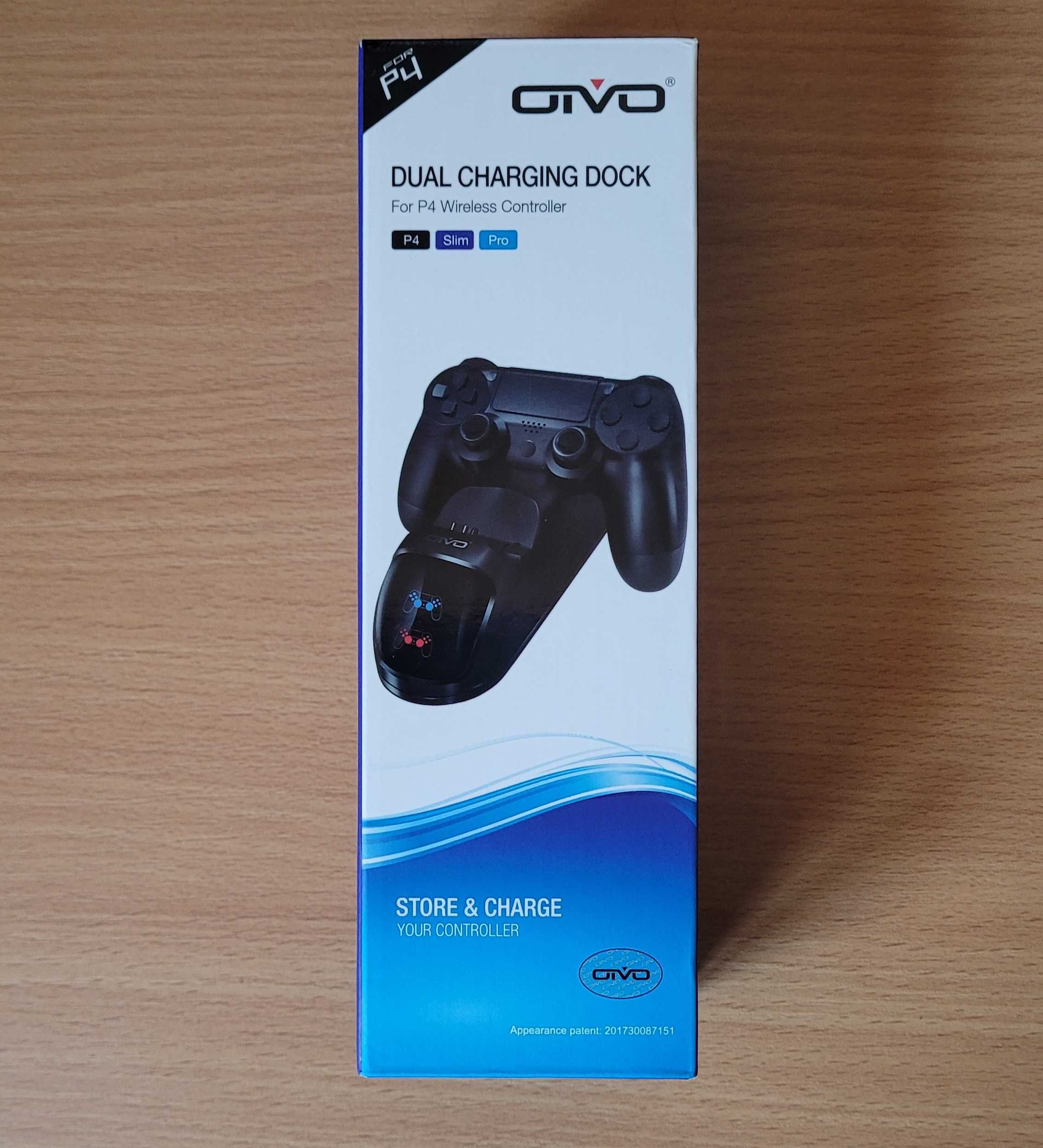 Podwójna stacja ładująca dla dwóch kontrolerów PS4/PS4 Slim /PS4 Pro