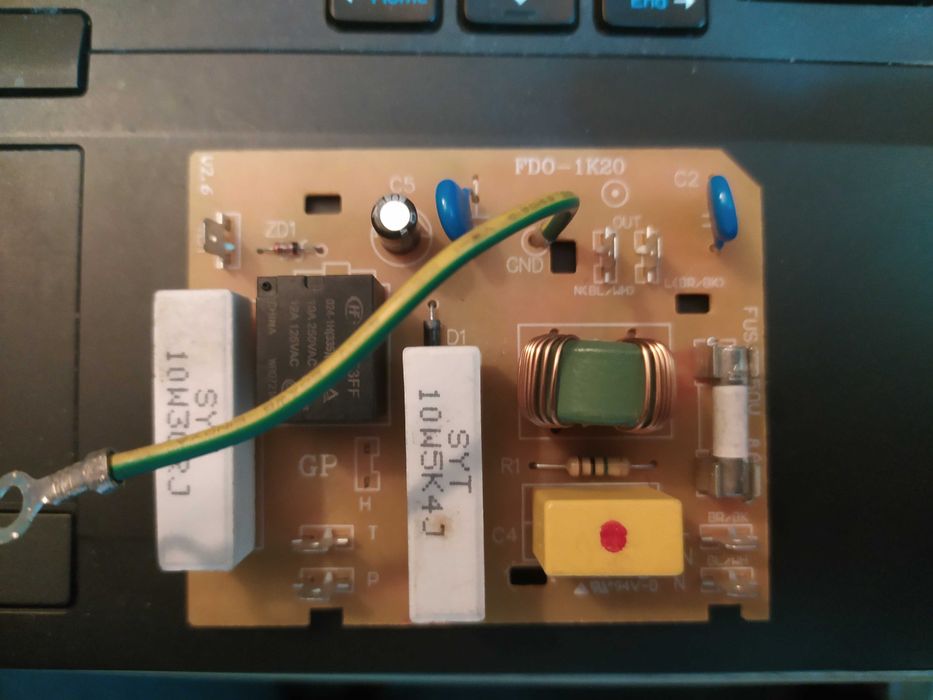 Placa eletrónica para microondas