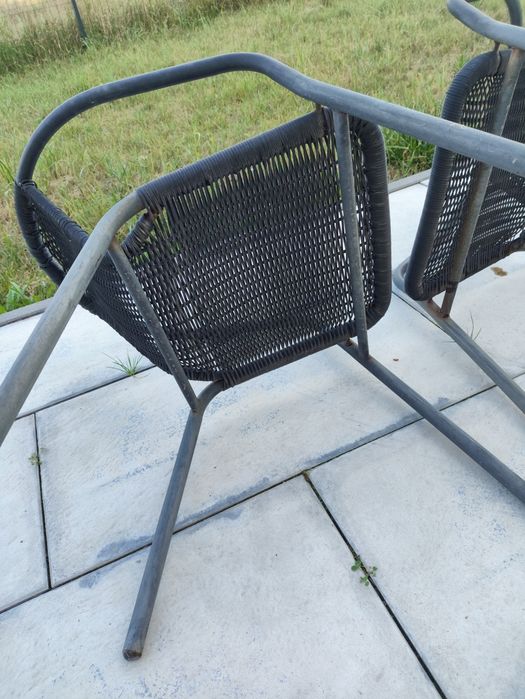 Krzesła 2 szt ogrodowe