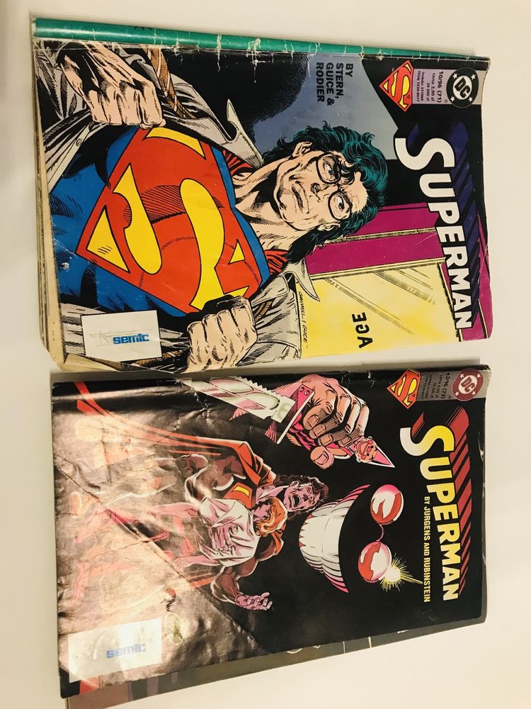 Komiksy Superman nr 10/96 i nr 12/96