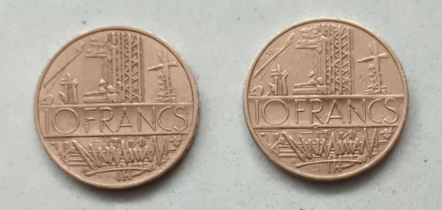 10 Francs 1977, 1979