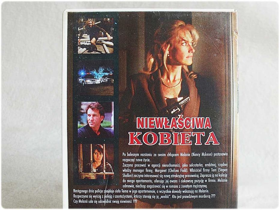 Kaseta VHS '' Niewłaściwa Kobieta '' Film na Video ORYGINAŁ