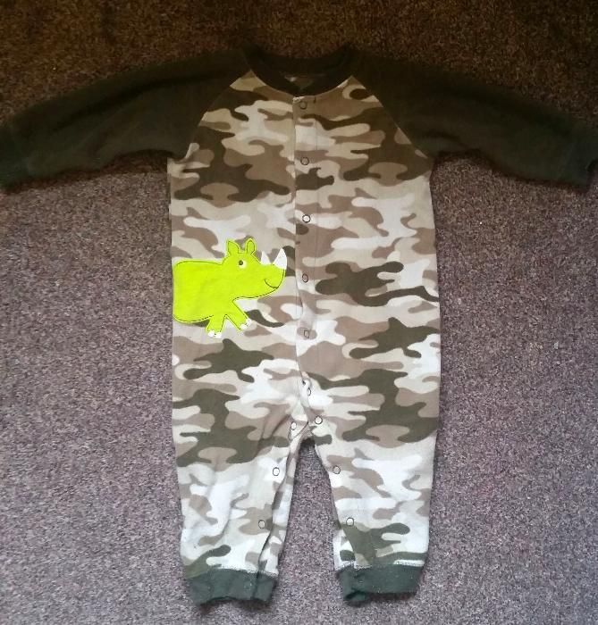 CARTER's pizama, rampers, pajac POLAROWY 12miesiecy MORO