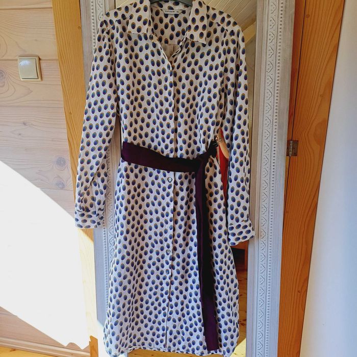 Sukienka tatuum len lniana 34 jak 36-38 stan idealny