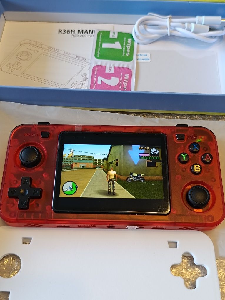 Konsola przenośna R36H 15000 gier GameBoy Pegasus PS1 emulator Polecam