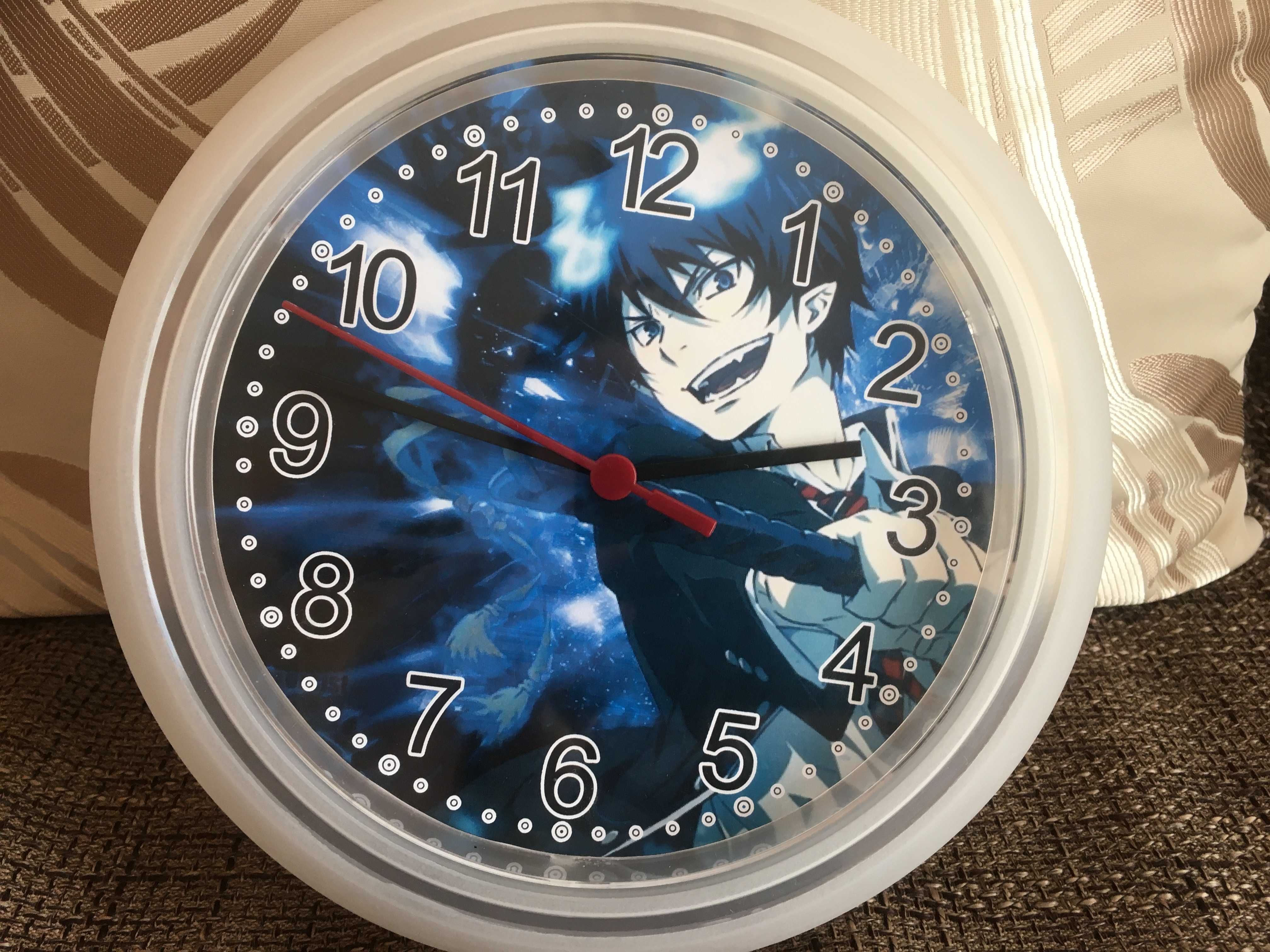 Manga, anime - zegar ścienny Rin Okumura z „Ao no Exorcist”