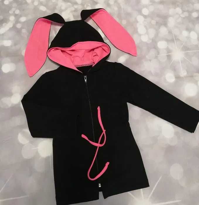 Bluza czarna królik 122