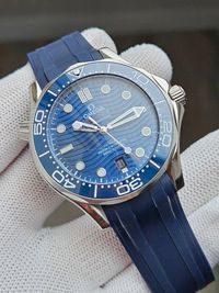 Швейцарские часы Omega Seamaster Diver 300M Master Co-Axial Blue