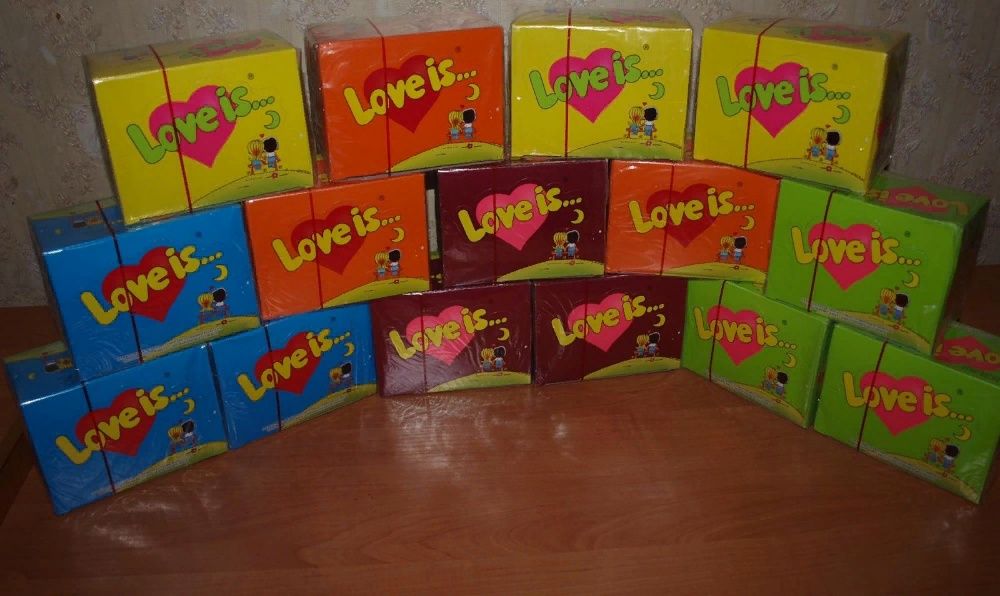 Жвачки Love is, Лав Из. Производство Турция. Оригинал. 100шт/уп