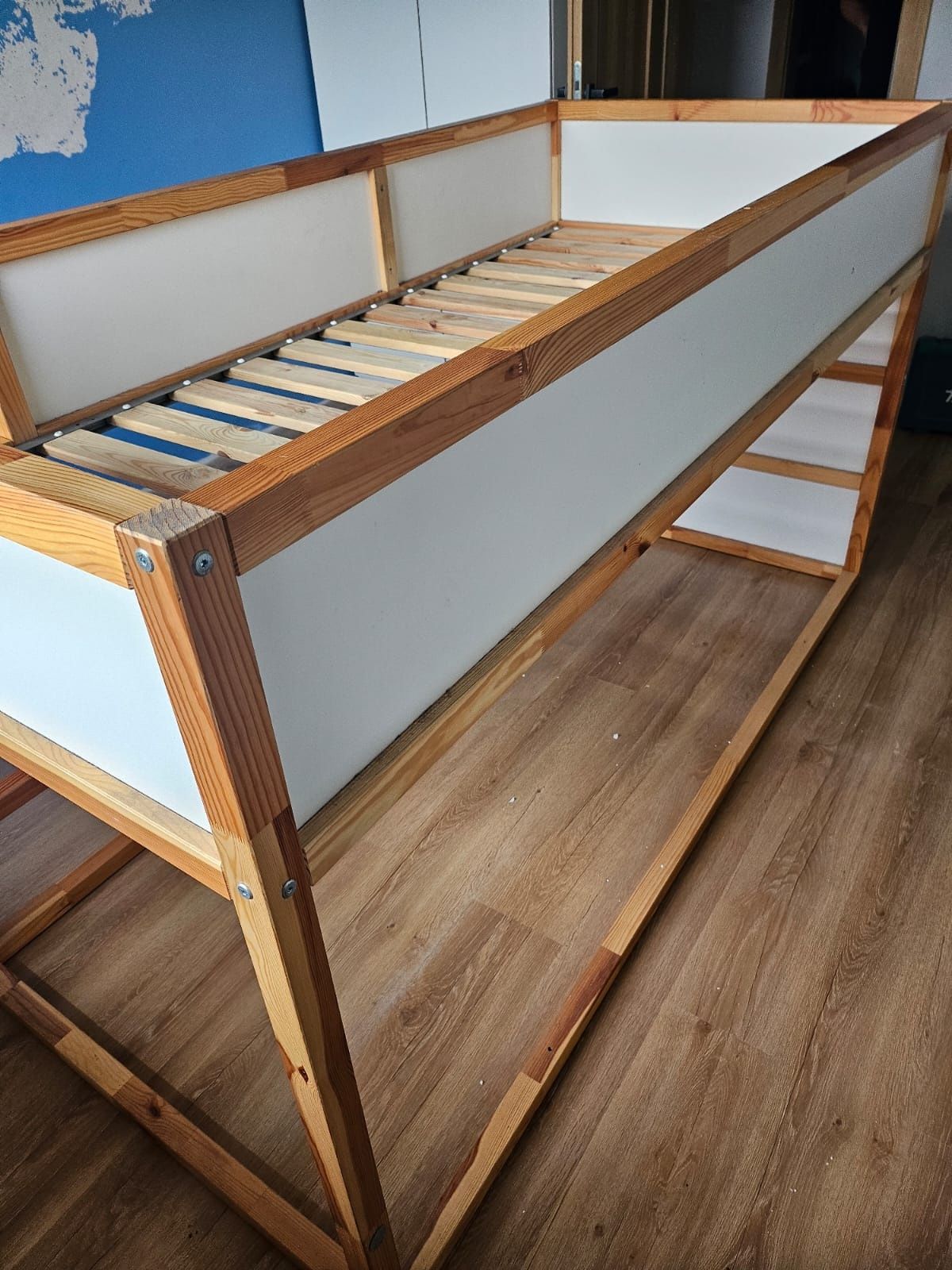 Łóżko Ikea z materacem obracane piętrowe