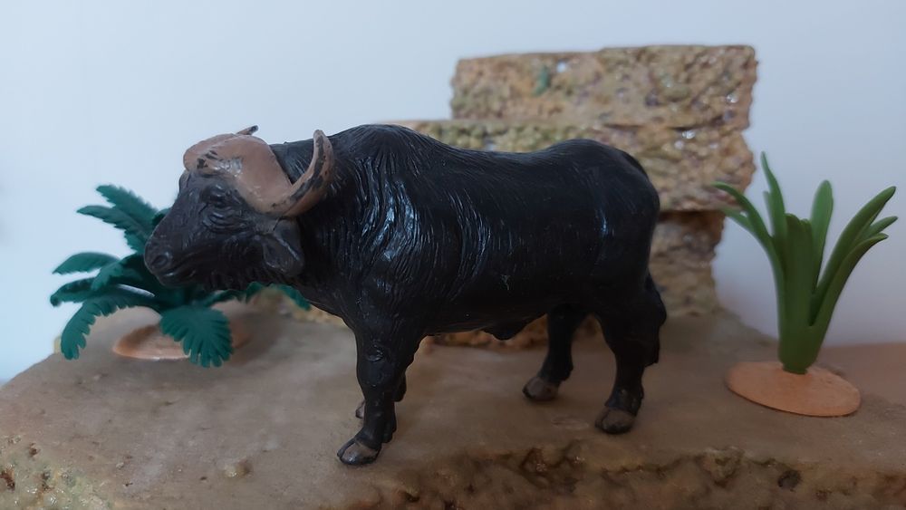 Figurka vintage Bawół afrykański Schleich