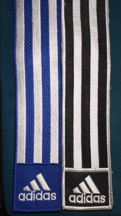 Naszywki ADIDAS na ubranie odzież kimono 55 x 230 mm 20 sztuk