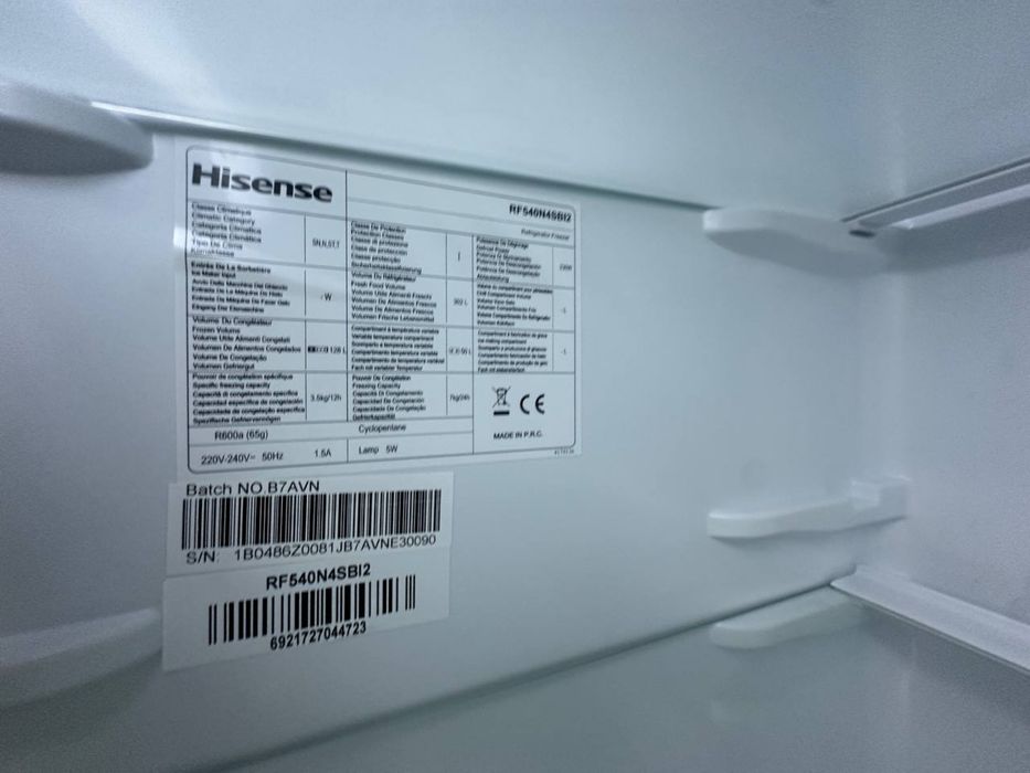 Side by side Холодильник Двохдверний Hisense Bosch Новий Акція