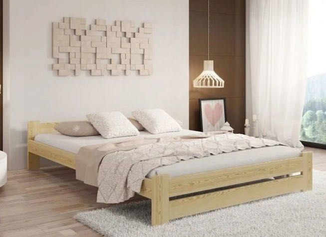 Łóżko sosnowe drewniane z materacem Producent Wysyłka PL