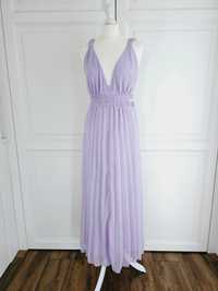 Liliowym sukienka  długa  Asos r.44