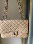 Chanel classic jumbo torebka bezowa