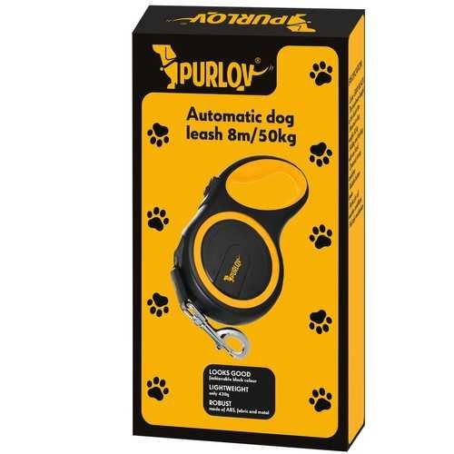 Smycz automatyczna dla psa 8m do 50kg mocna wygodna bezpieczna blokada