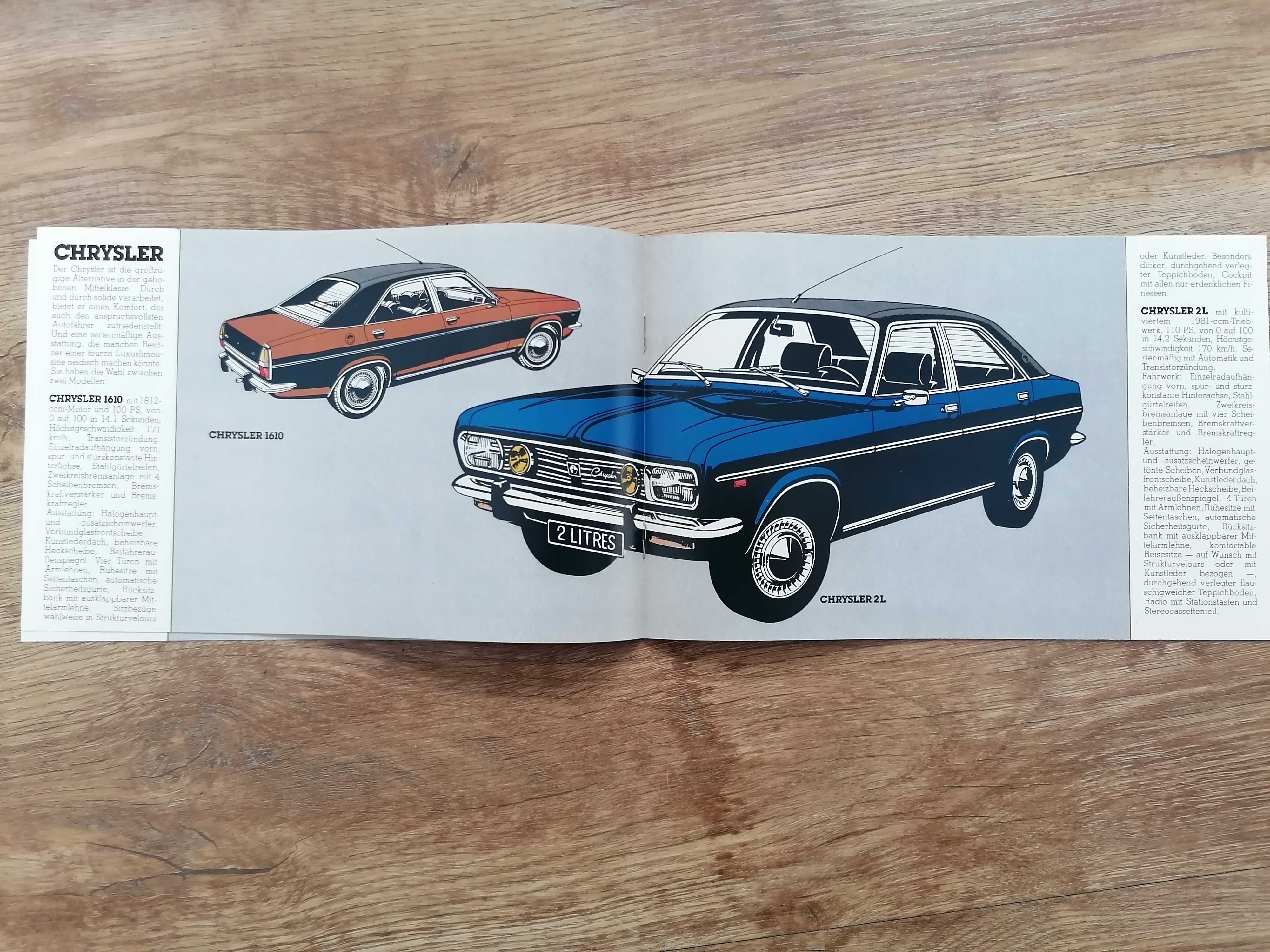 Prospekt Chrysler Simca