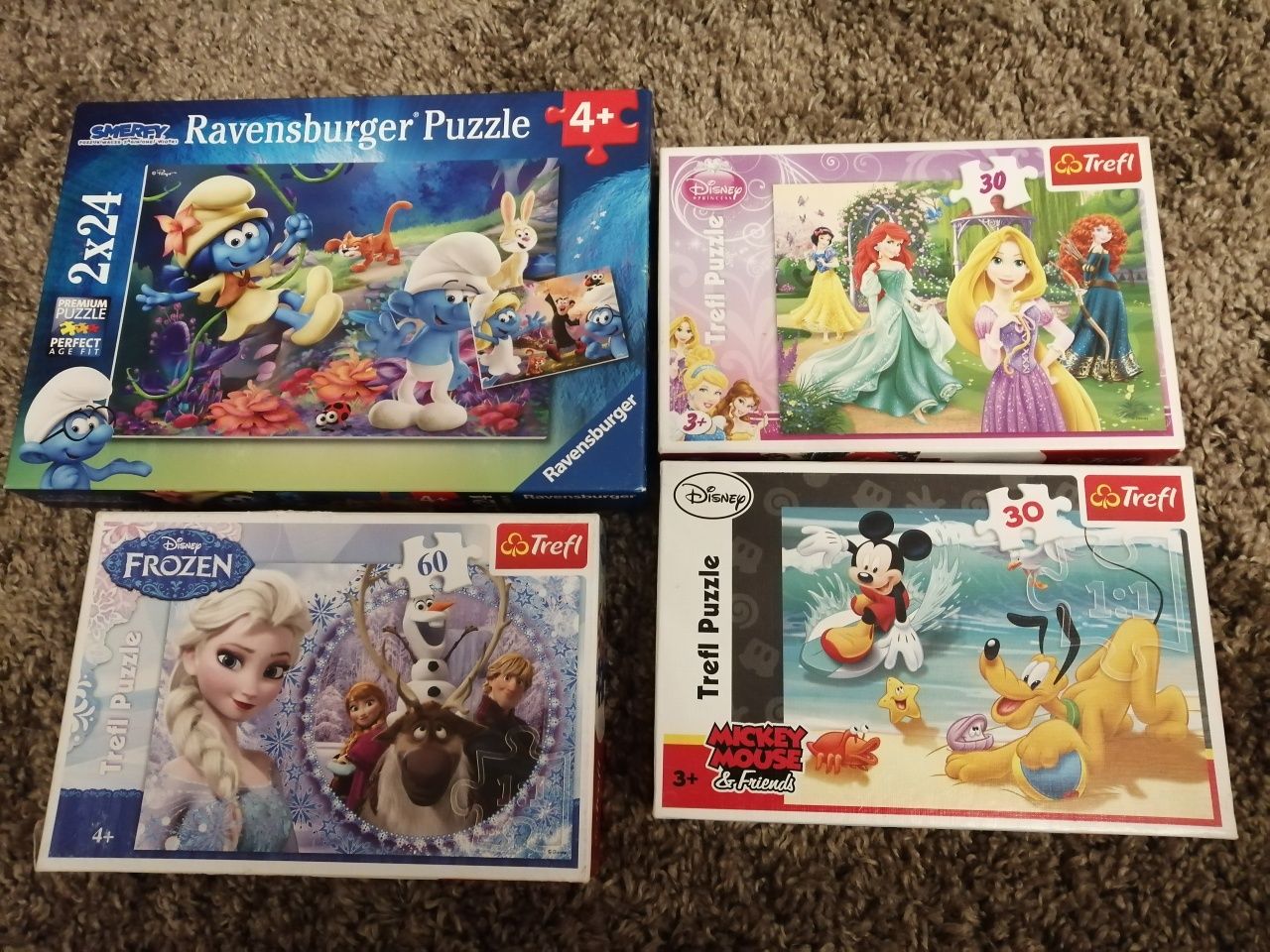 Puzzle bardzo duże, zestaw puzzli
