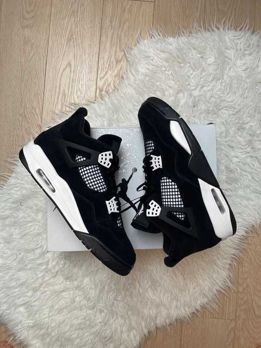 Buty meskie Mokasyny Jordan_4_Retro_White_Thunder R.45