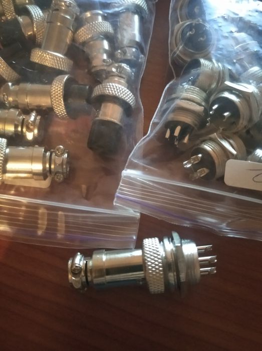 Авиационный разъем GX16-4pin,GX16-8pin.Разъем цилиндрический.