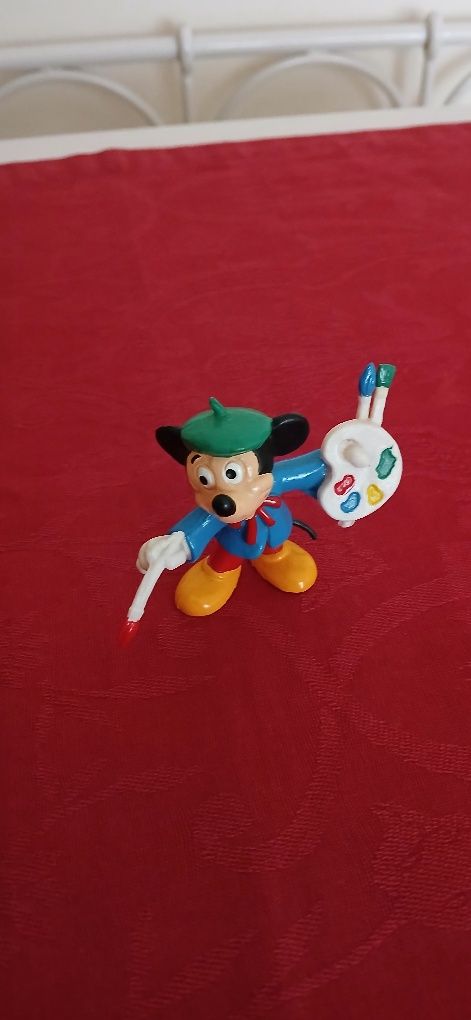 Figura Mickey pintor, antiga