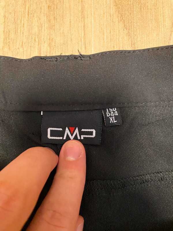 Damskie 2 częsciowe czarne spodnie sportowe CMP