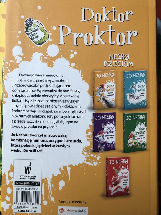 Doktor Proktor i proszek pierdzioszek Jo Nesbo