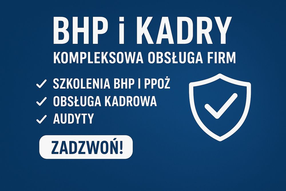 Usługi BHP i Kadry szkolenia
