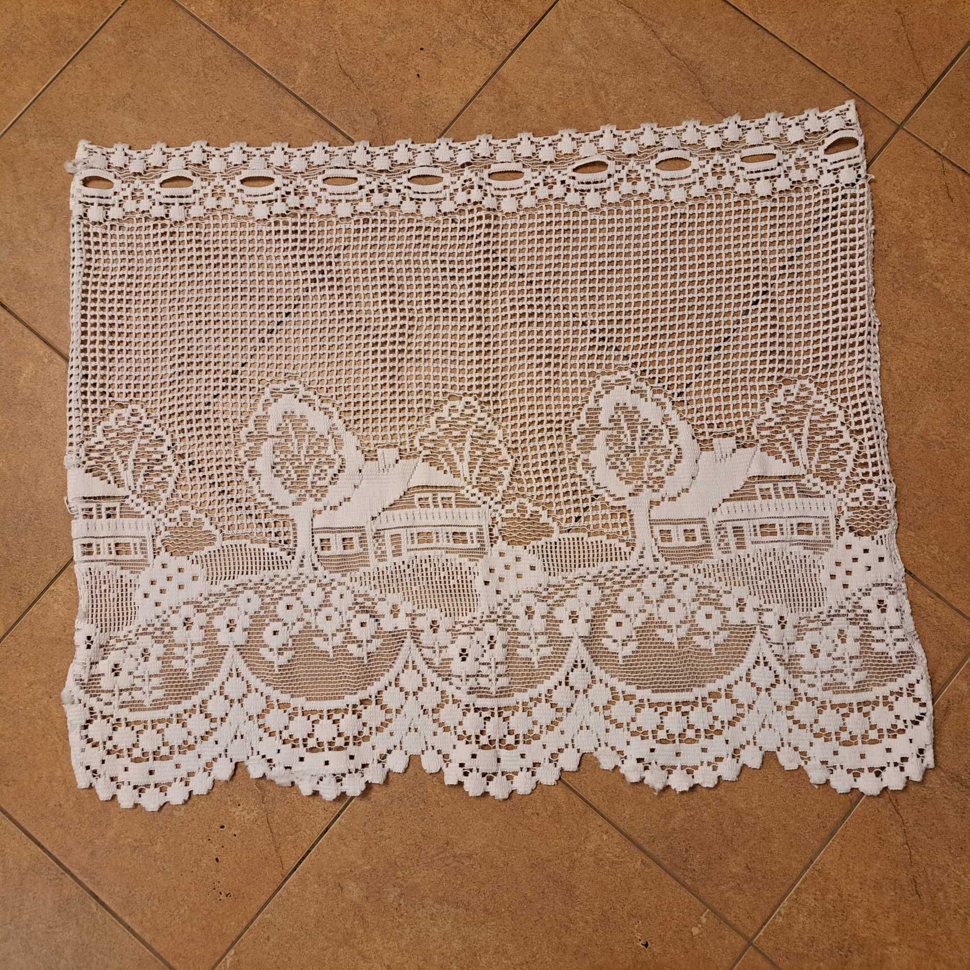 Firany francuskie żakardowe