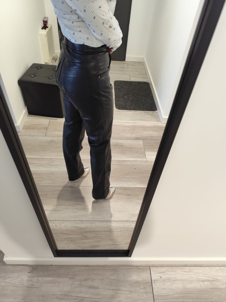 Spodnie skóra naturalna Classic Woman S