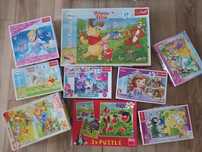 Zestaw puzzli 30-80 części