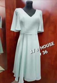 JJ' s House r S elegancka miętowa sukienka wesele imprezy USA