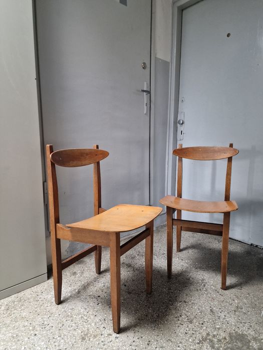 Krzesło Stolarskie typ 200 102 PRL lata 60