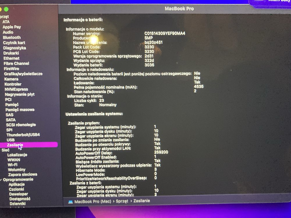 Laptop MacBook Pro 2017 A1706 i5 16gb