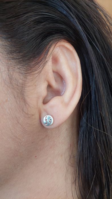 Conjunto fé folheado a prata 925, semijoias de qualidade.