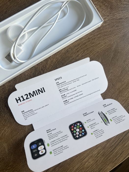 Zegarek smartwatch H12 Mini