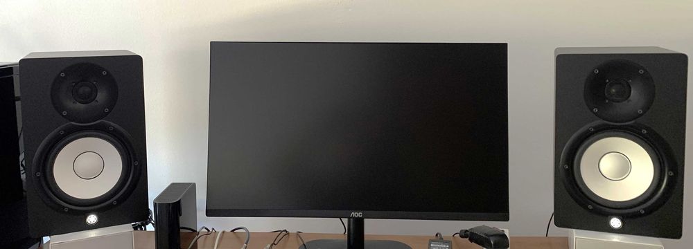 Par de Monitor de Estudio - Yamaha HS7 em perfeito estado