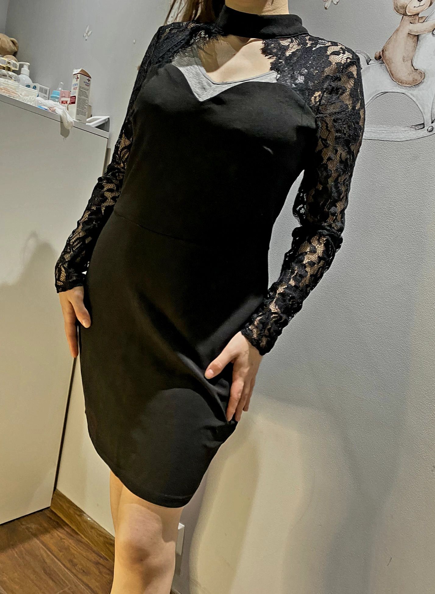 Czarną sukienka QUIZ M/L