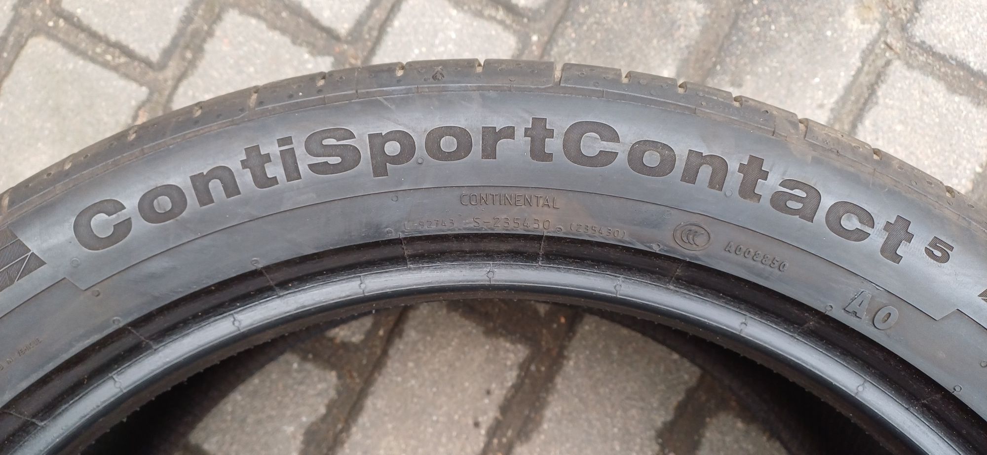 CONTINENTAL 285/40R21 109Y XL , pojedyńcza opona letnia.