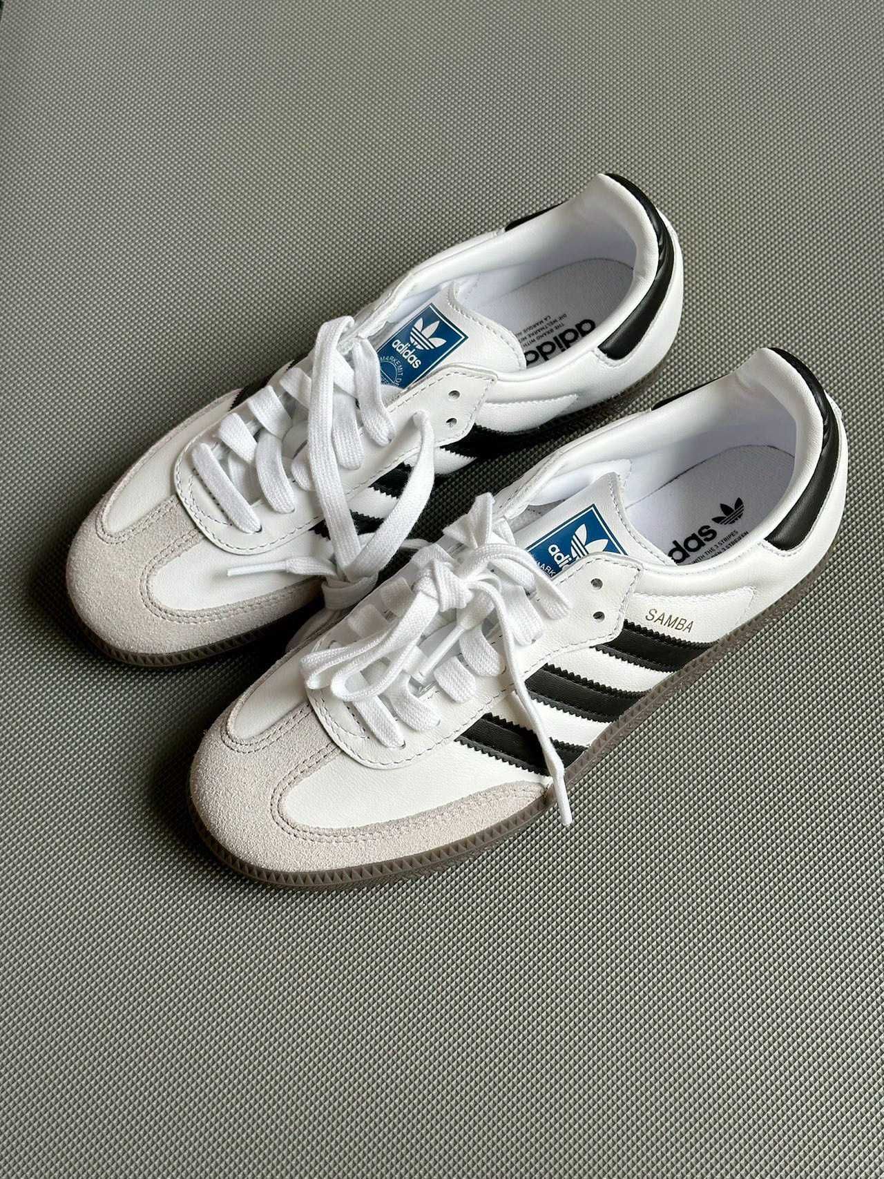 Nowe\B75806*adidas^SambaOG*|Biały ButyUnisexTrampki.42.5