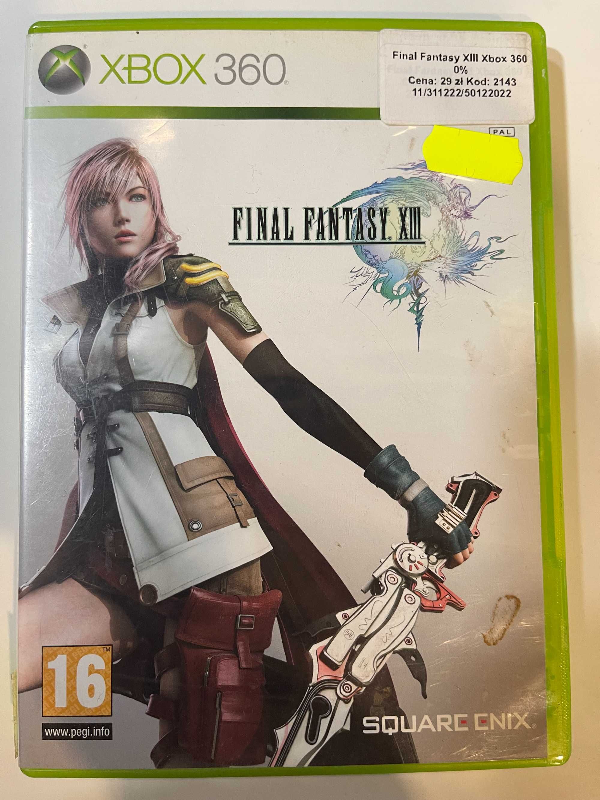 Final Fantasy XIII Xbox 360