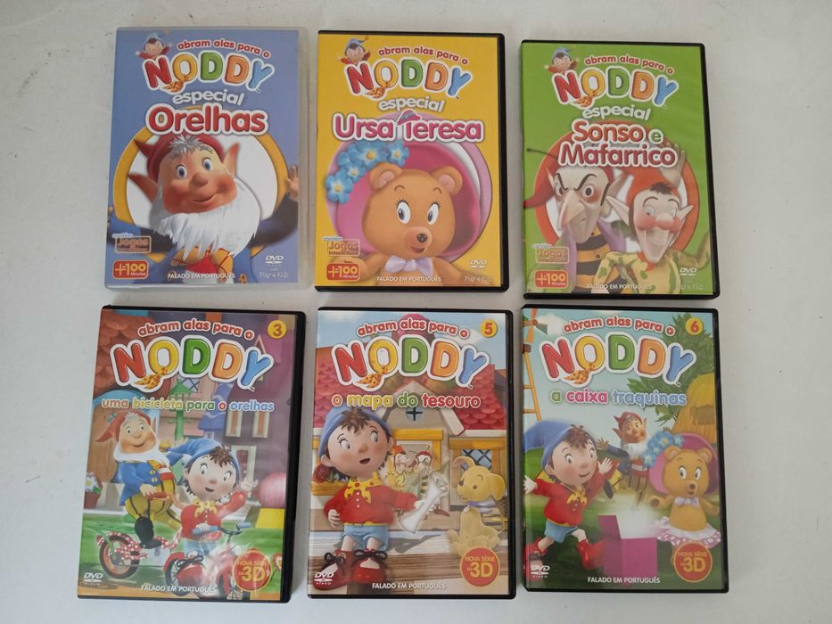 DVD's   do Noddy e Ruca