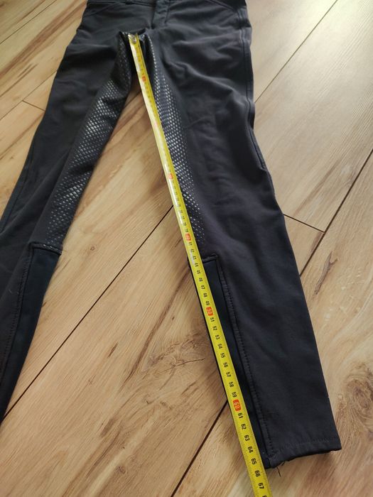 Bryczesy granatowe Horze pełny lej r.160