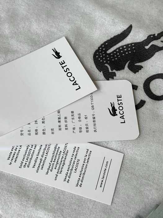 Ekskluzywna torba męska Lacoste – nowa, z metkami